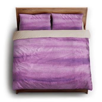 Ophelia Watercolor Violet Balayage king - microfiber - Natural Backing