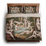 Female Bathers king - microfiber - Natural Backing