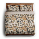 Desert Cowboys king - microfiber - Natural Backing