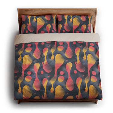 Hot Lava king - microfiber - Natural Backing