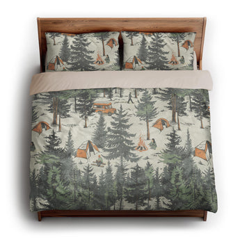 Campsite king - microfiber - Natural Backing