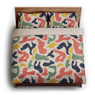 Bianca Multicolor king - microfiber - Natural Backing