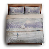 Coming of the Tide by Louis K Harlow king - microfiber - Natural Backing