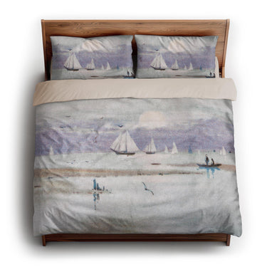 Coming of the Tide by Louis K Harlow king - microfiber - Natural Backing
