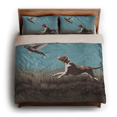 That Dog'll Hunt Blue king - microfiber - Natural Backing