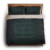 Kepler Navy & Teal king - microfiber - Natural Backing
