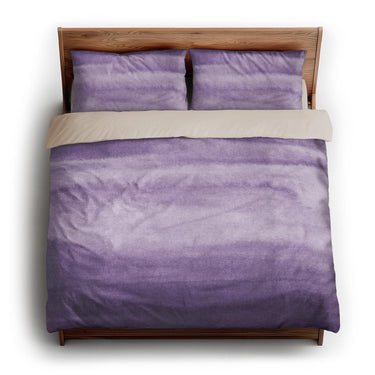 Jacinda Watercolor Purple Ombre king - microfiber - Natural Backing