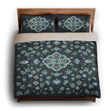 Fenwick Navy & Green king - microfiber - Natural Backing