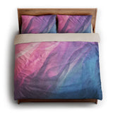 Cirrus Blue & Magenta king - microfiber - Natural Backing