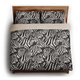 Dazzle of Zebras king - microfiber - Natural Backing