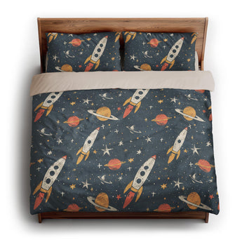 Cosmic Dreams king - microfiber - Natural Backing