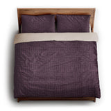 Terra Purple king - microfiber - Natural Backing