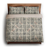 Lionel Black & Ivory king - microfiber - Natural Backing