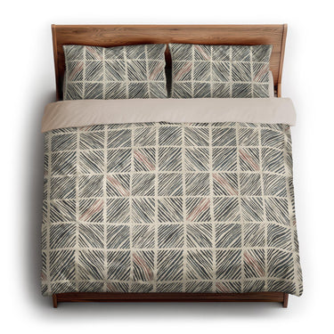 Lionel Black & Ivory king - microfiber - Natural Backing