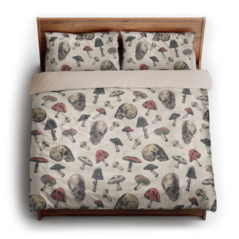 Death Caps king - microfiber - Natural Backing