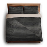 Euclid Black & Neutral Grey king - microfiber - Natural Backing