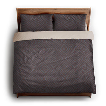 Terlingua Amethyst & Cobalt king - microfiber - Natural Backing