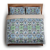 Corriana Blue & Green king - microfiber - Natural Backing