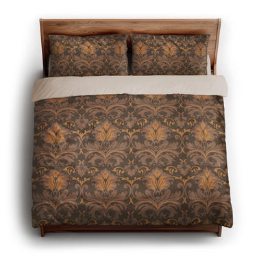 Agnes Umber Brown king - microfiber - Natural Backing