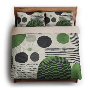 Charl Green king - microfiber - Natural Backing