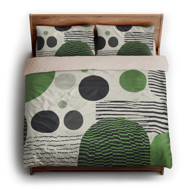 Charl Green king - microfiber - Natural Backing