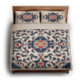 Wilhemina Navy & Red king - microfiber - Natural Backing