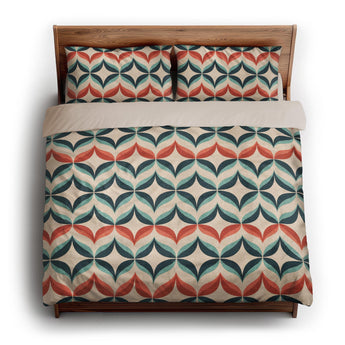Jasper Blue & Red king - microfiber - Natural Backing