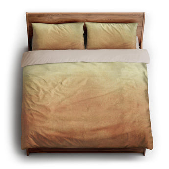 Kieran Watercolor Goldenrod Ombre king - microfiber - Natural Backing