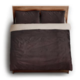 Keanu Watercolor Deep Red Ombré king - microfiber - Natural Backing