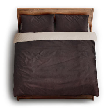 Keanu Watercolor Deep Red Ombré king - microfiber - Natural Backing