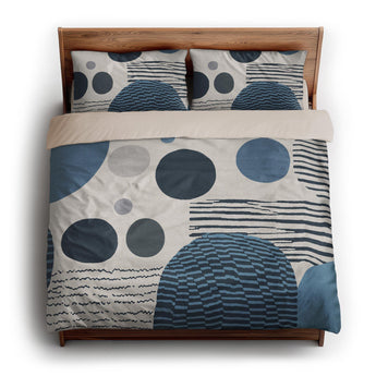 Charl Blue king - microfiber - Natural Backing