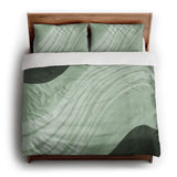 Elowin Green king - cotton - White Backing