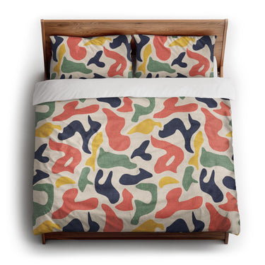 Bianca Multicolor king - cotton - White Backing