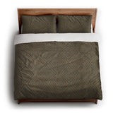 Terlingua Olive & Terracotta king - cotton - White Backing