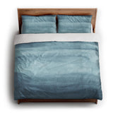 Jacinda Watercolor Blue Ombre king - cotton - White Backing