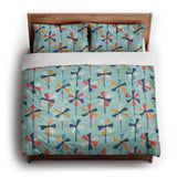 Breezy Pinwheels king - cotton - White Backing