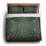 Durand Forest Green king - cotton - White Backing