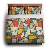 Arthur Multicolor king - cotton - White Backing