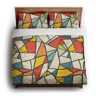 Arthur Multicolor king - cotton - White Backing