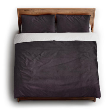 Keanu Watercolor Deep Purple Ombré king - cotton - White Backing