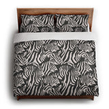 Dazzle of Zebras king - cotton - White Backing