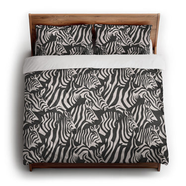 Dazzle of Zebras king - cotton - White Backing