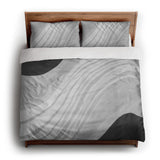 Elowin Greyscale king - cotton - White Backing