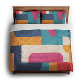 Bruno Multicolor king - cotton - White Backing