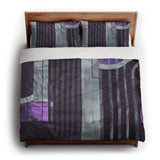 Gordian Dark Purple king - cotton - White Backing