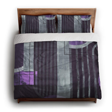 Gordian Dark Purple king - cotton - White Backing
