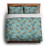 Lazy River king - cotton - White Backing