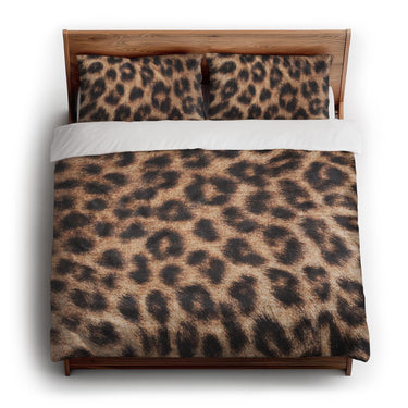 Cheetah Hide Print king - cotton - White Backing