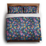 Bokeh at Dawn king - cotton - White Backing