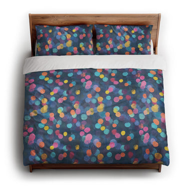 Bokeh at Dawn king - cotton - White Backing